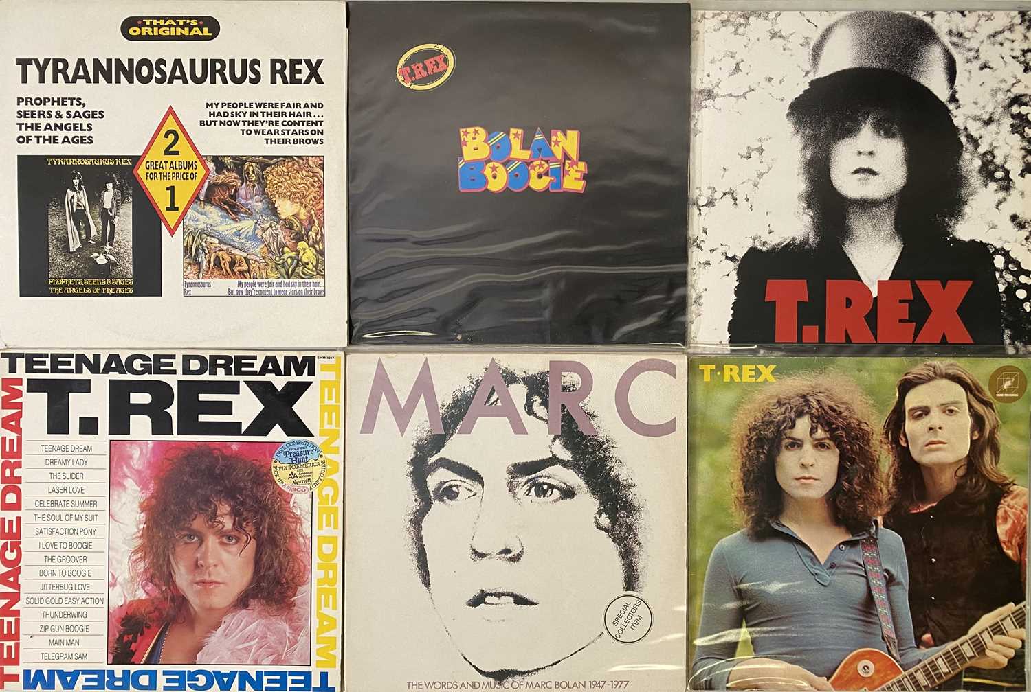 Lot 767 - DAVID BOWIE/ T REX - LP COLLECTION