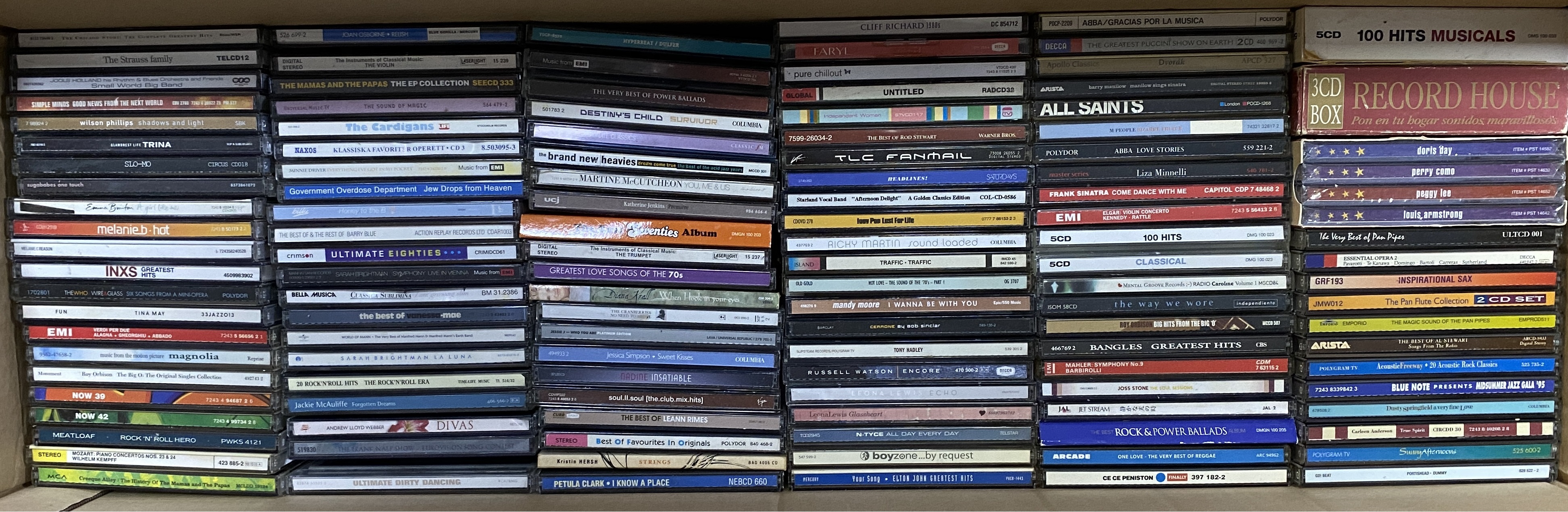 Lot of 108 popular cds mixed genres