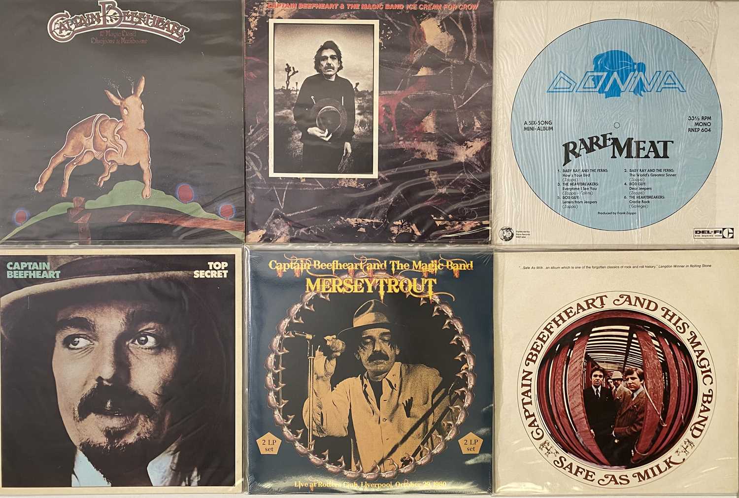 Lot 770 - Frank Zappa  The Mothers  Captain Beefheart