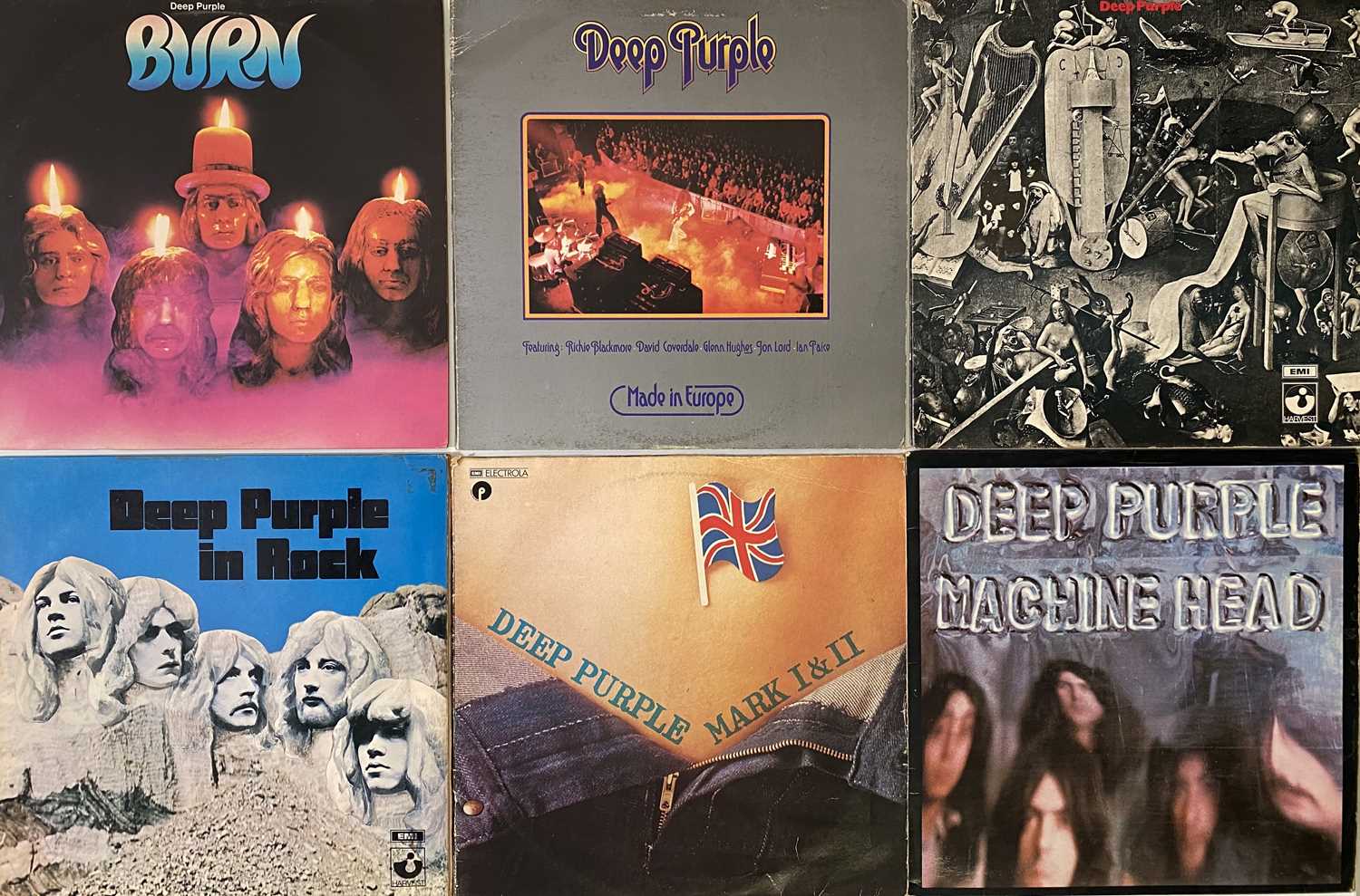 Lot 776 - DEEP PURPLE/ LED ZEPPELIN - LPs