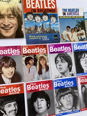 Lot 475 - BEATLES MONTHLY BOOKS AND MAGAZINES.