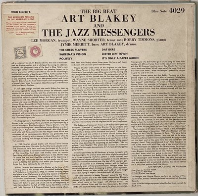 Lot 956 - ART BLAKEY - EARLY/ORIGINAL US/UK PRESSING LPs ON BLUE NOTE/HMV