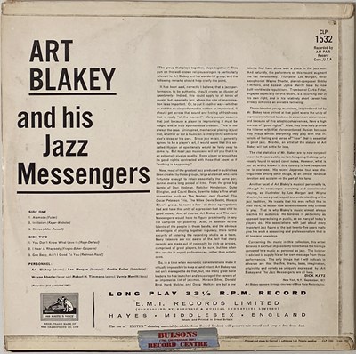 Lot 956 - ART BLAKEY - EARLY/ORIGINAL US/UK PRESSING LPs ON BLUE NOTE/HMV