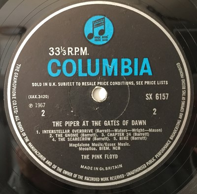 Lot 641 - PINK FLOYD - THE PIPER AT THE GATES OF DAWN LP (1ST UK MONO LP/2ND SLEEVE - COLUMBIA 3157)