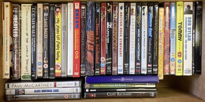 Lot 69 - MUSIC DVDS AND VHS.