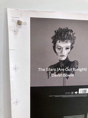 Lot 133 - DAVID BOWIE - THE STARS ARE OUT TONIGHT SLEEVE DESIGN.