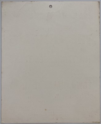 Lot 392 - LED ZEPPELIN INTEREST - TENNESSEE TEENS/CHEETAHS - PROMO WINDOW CARD