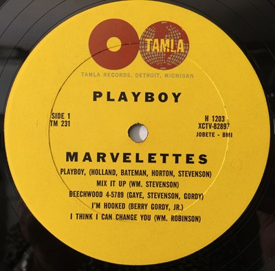 Lot 233 - THE MARVELETTES - PLAYBOY LP (2ND US PRESSING - TAMLA TM 231`)