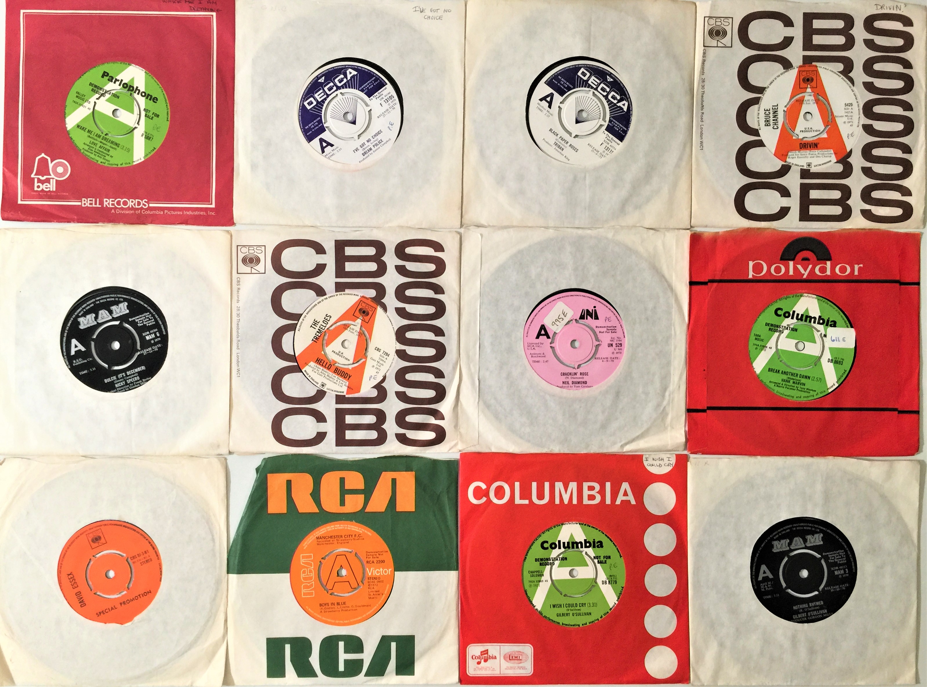 Lot 998 1970 71 7 DEMOS COLLECTION Lot 998 1970 71 7 DEMOS COLLECTION