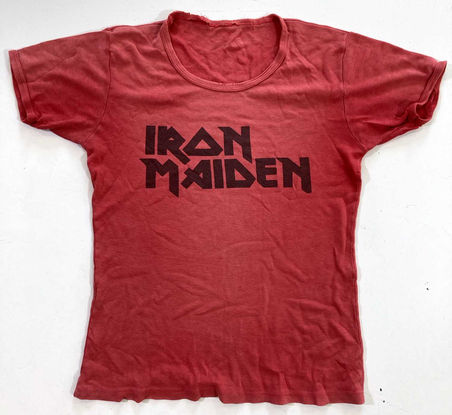 Lot 96 - IRON MAIDEN - FIRST TOUR T-SHIRT.