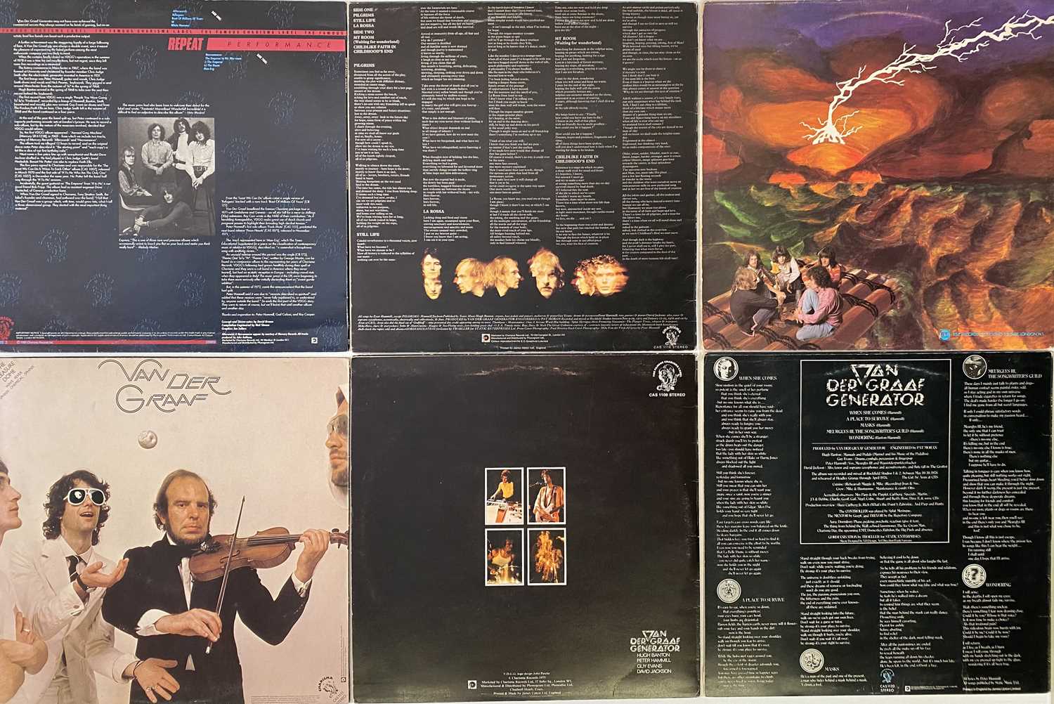 Lot 1004 VAN DER GRAAF GENERATOR LP PACK