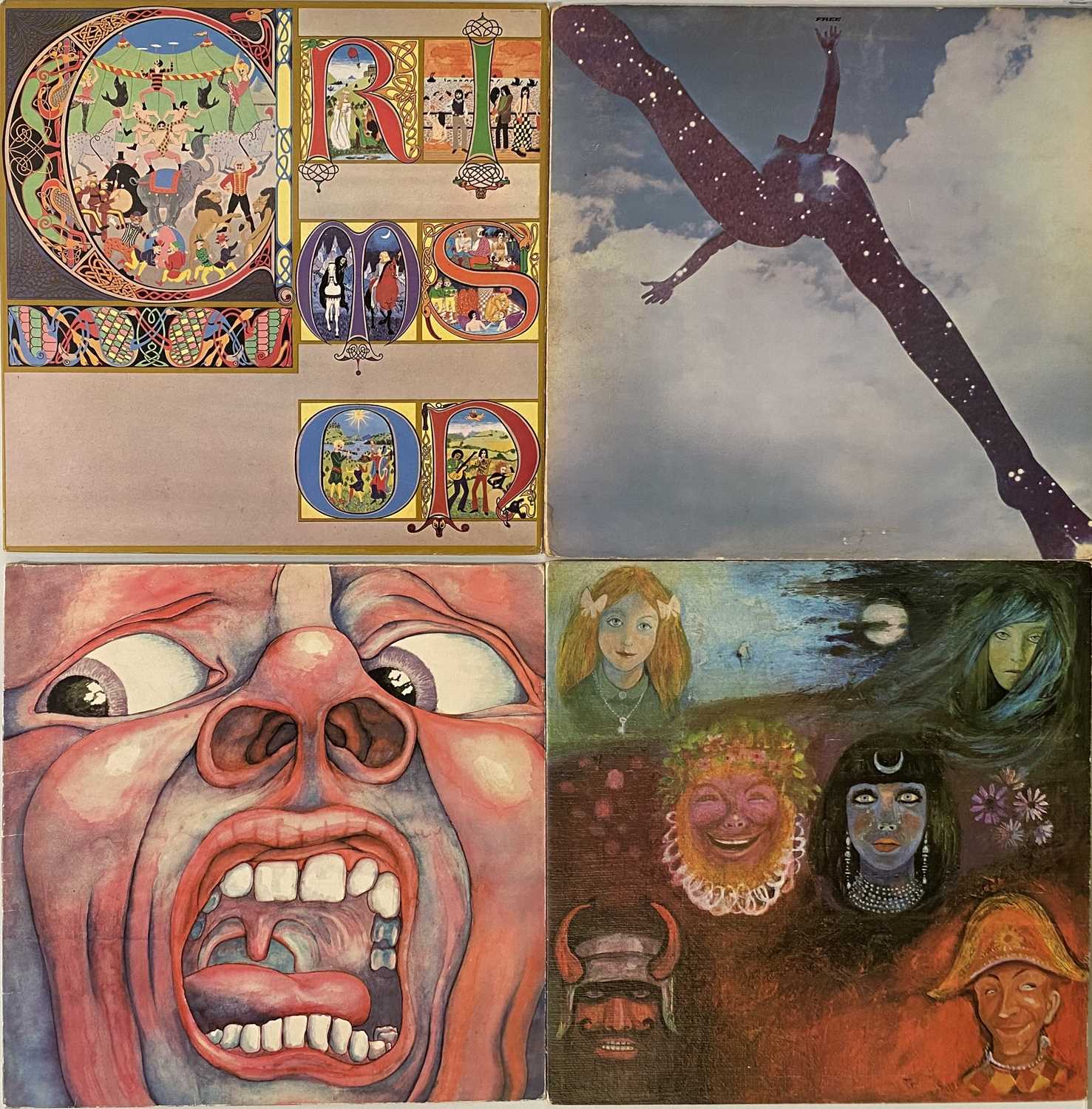 Lot 1011 - FREE/ KING CRIMSON - LP PACK