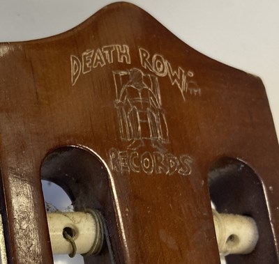 Lot 251 - DEATH ROW ACOUSTIC GUITAR SIGNED BY TUPAC AND OUTLAWS