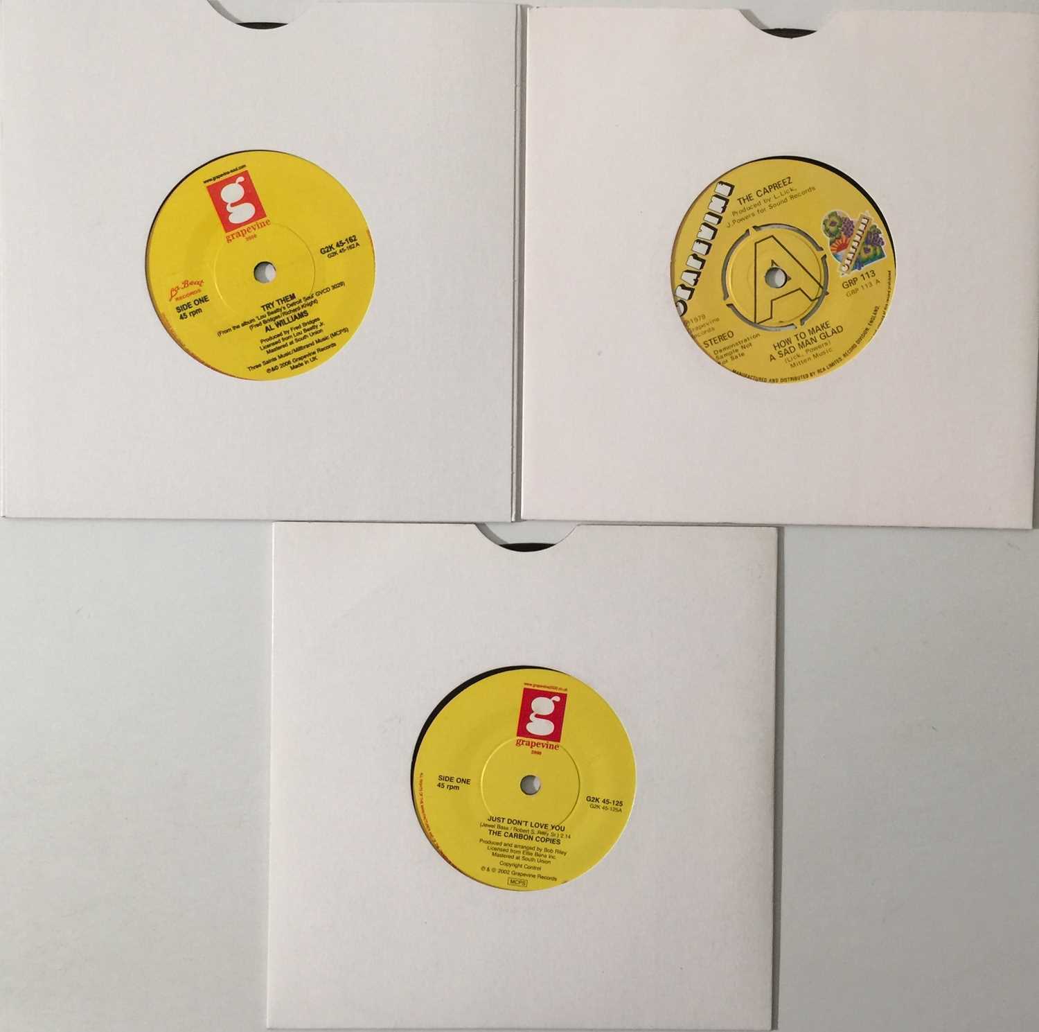 Lot 232 - GRAPEVINE - 7" SINGLES SELECTION