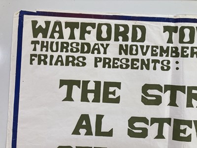 Lot 226 - STRAWBS / AL STEWART / STEELEYE SPAN CONCERT POSTER.