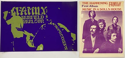 Lot 229 - FAMILY POSTERS INC ORIGINAL MUSIC IN A DOLL'S HOUSE PROMO/STEPMOTHERS BIRMINGHAM CONCERT POSTER.