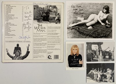 Lot 167 - FILM STAR SIGNED ITEMS INC CHRISTOPHER LEE.