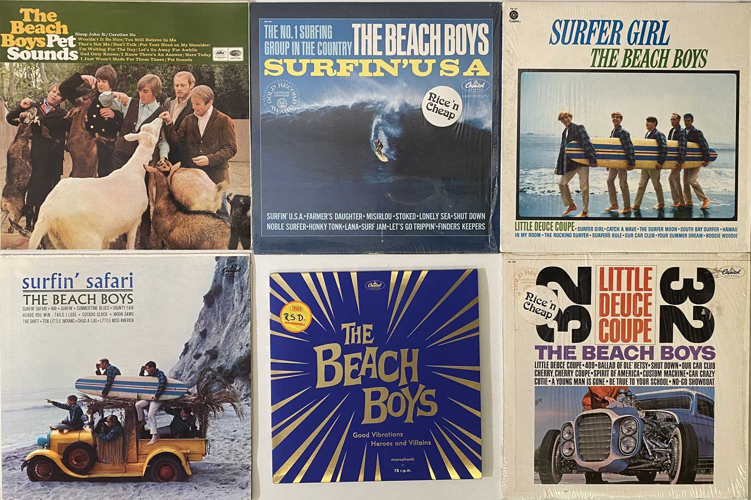Lot 1051 THE BEACH BOYS LP COLLECTION