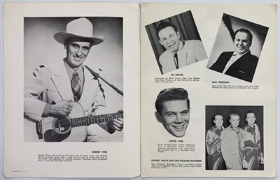 Lot 343 - ELVIS PRESLEY - RARE 1956 GRAND OLE OPRY PROGRAMME.