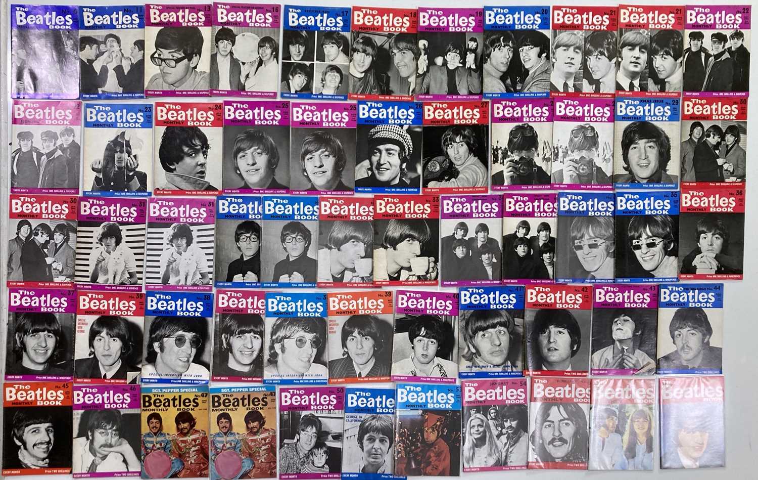 Lot 156 - BEATLES MEMORABILIA - BEATLES MONTHLY / BROOCH.