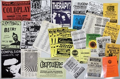 Lot 248 - 1990S CONCERT POSTERS AND PROMO SHEETS - THE JOINERS, SOUTHAMPTON.