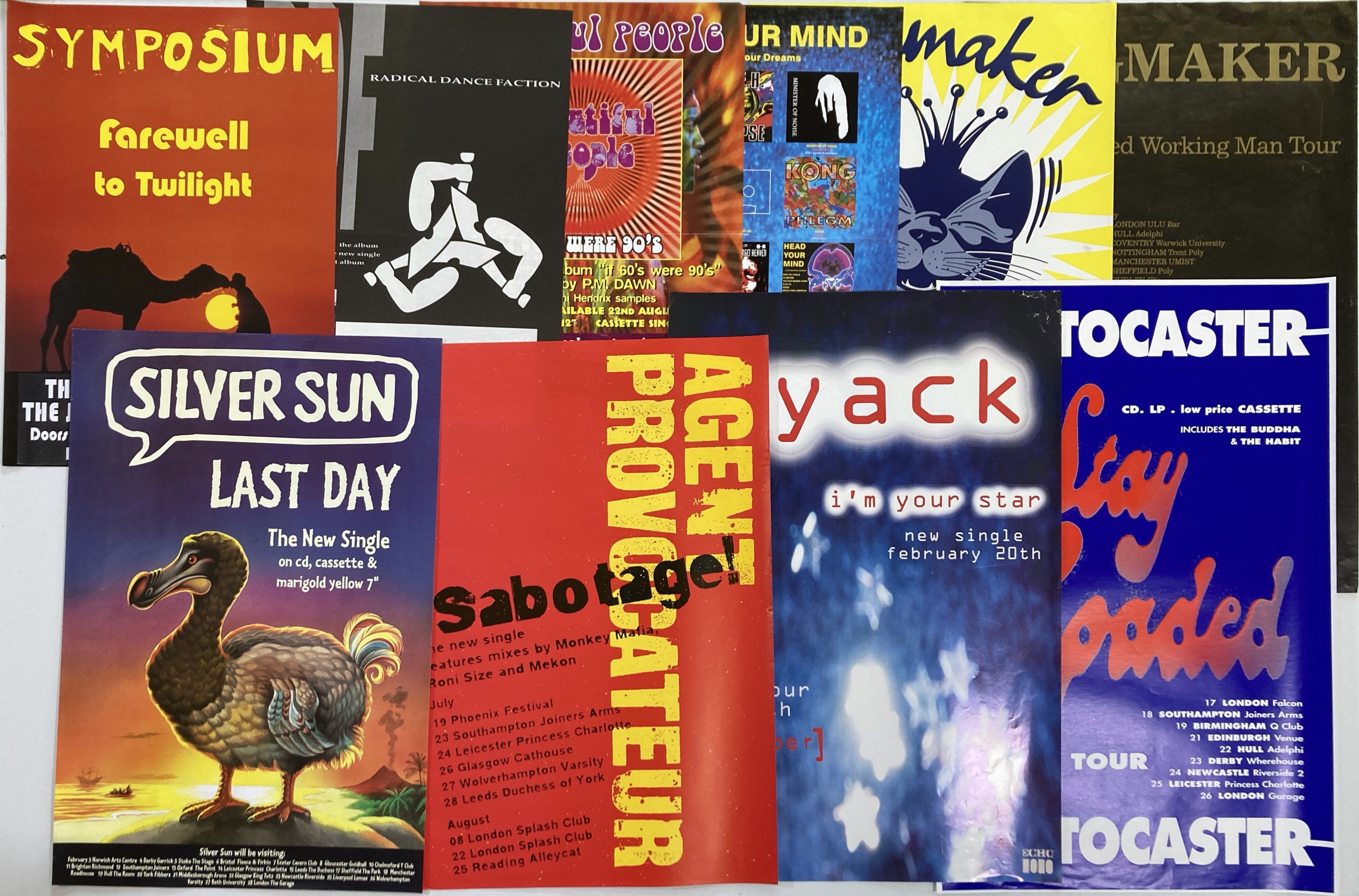 Lot 251 - 1980S/1990S POSTER ARCHIVE - 50+ POSTERS.