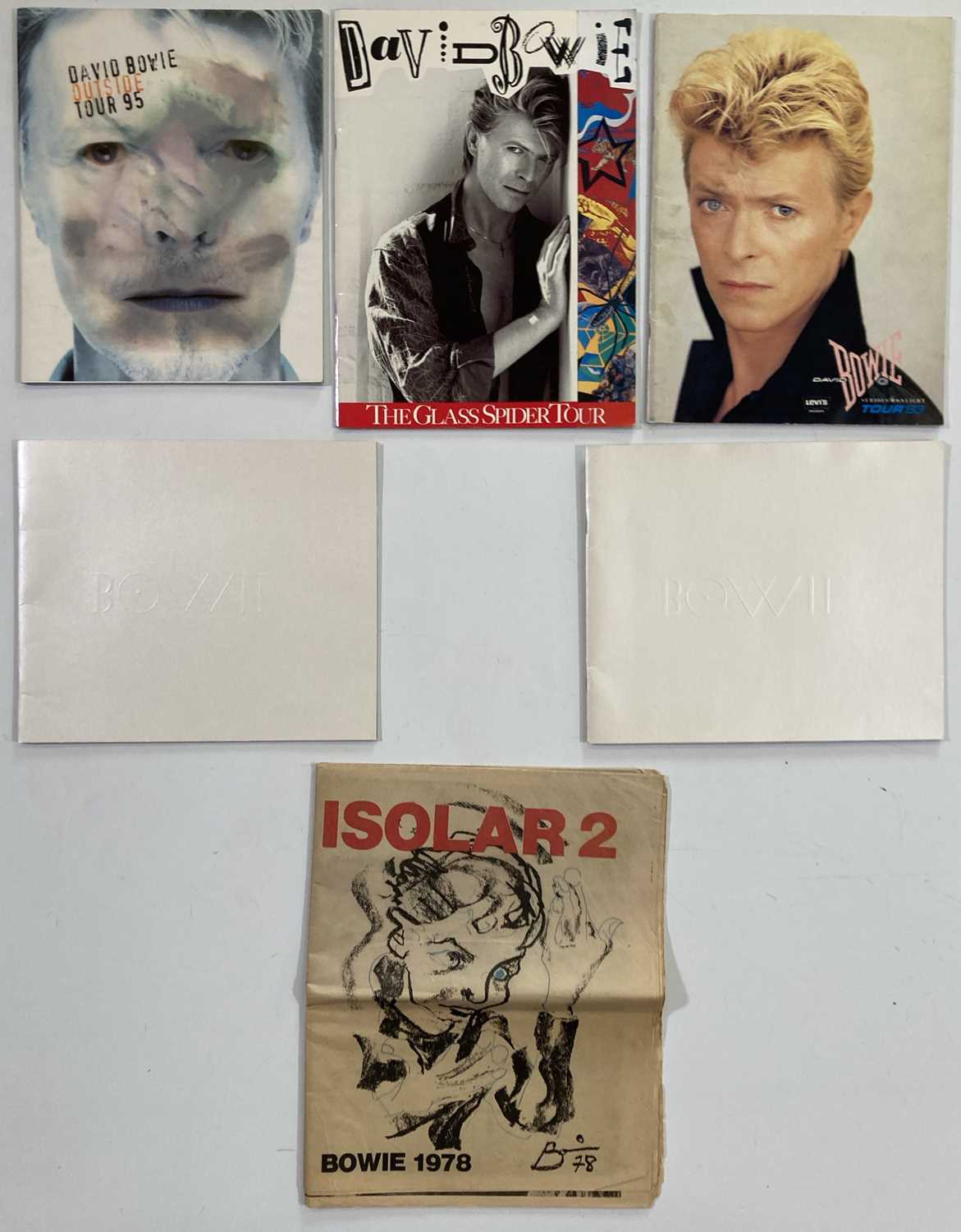 Lot 124 - DAVID BOWIE PROGRAMMES INC ISOLAR 2.