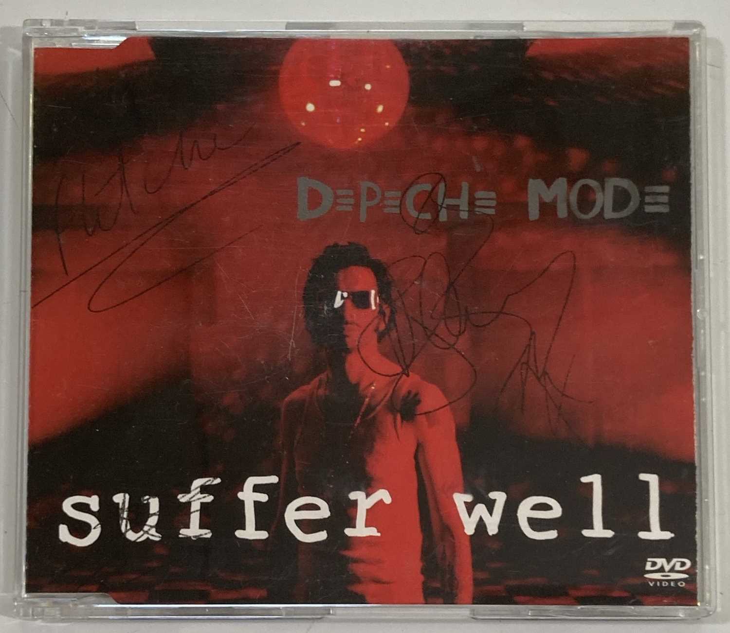 Lot 305 - SIGNED DEPECHE MODE DVD.