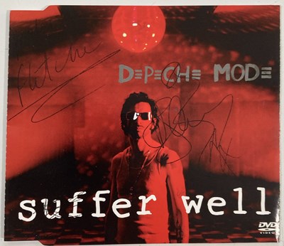 Lot 305 - SIGNED DEPECHE MODE DVD.