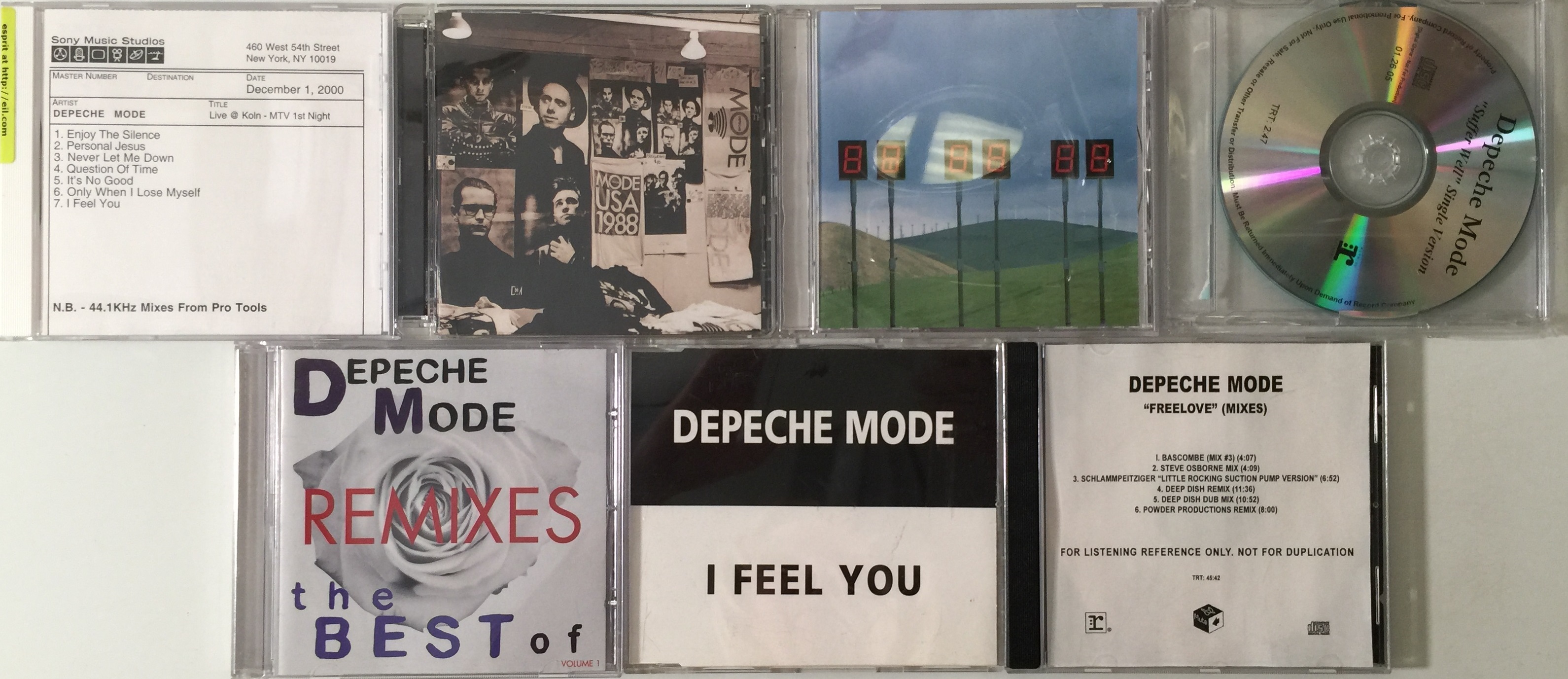Lot 612 - DEPECHE MODE - CD PROMOS/ SACD PACK