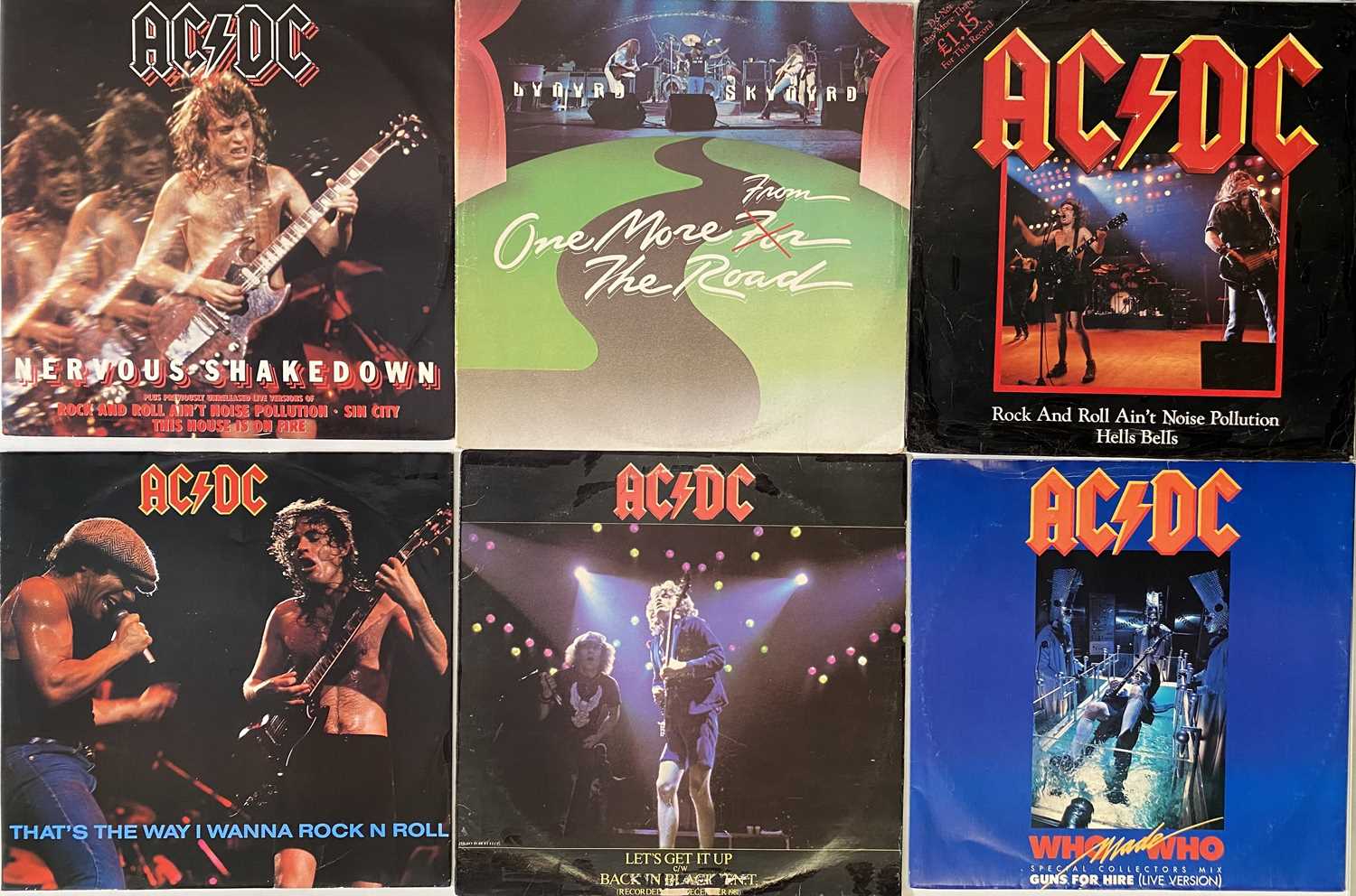 Lot 1139 - MOTORHEAD / LYNYRD SKYNYRD / AC/DC - LP
