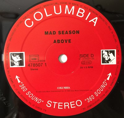 Lot 623 - MAD SEASON - ABOVE LP (ALT SUPER GROUP - COLUMBIA - 478507 1)