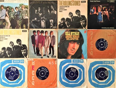 Lot 1149 - ROLLING STONES / RELATED - 7" COLLECTION