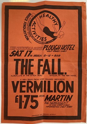 Lot 373 - THE FALL - A RARE 1979 CONCERT POSTER.