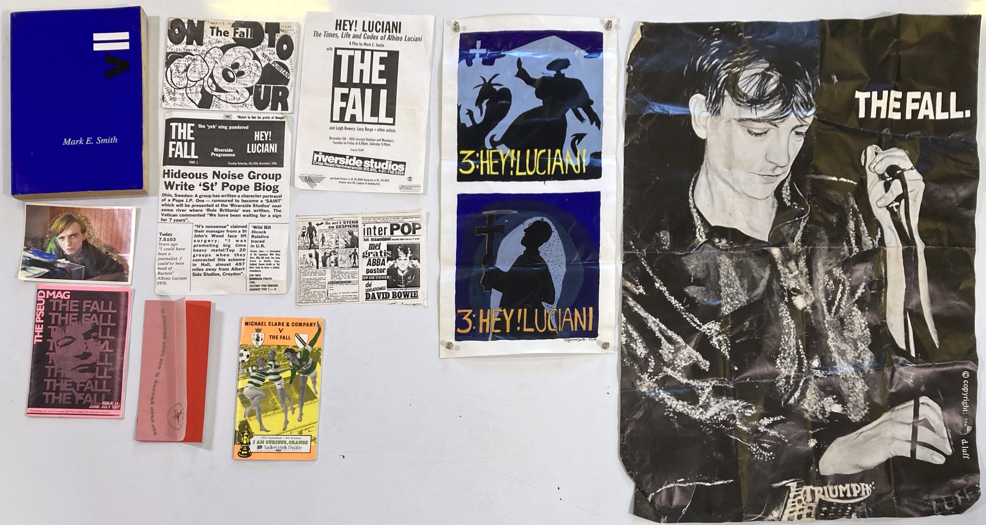 Lot 383 - THE FALL / MARK E. SMITH -PERSONALLY OWNED