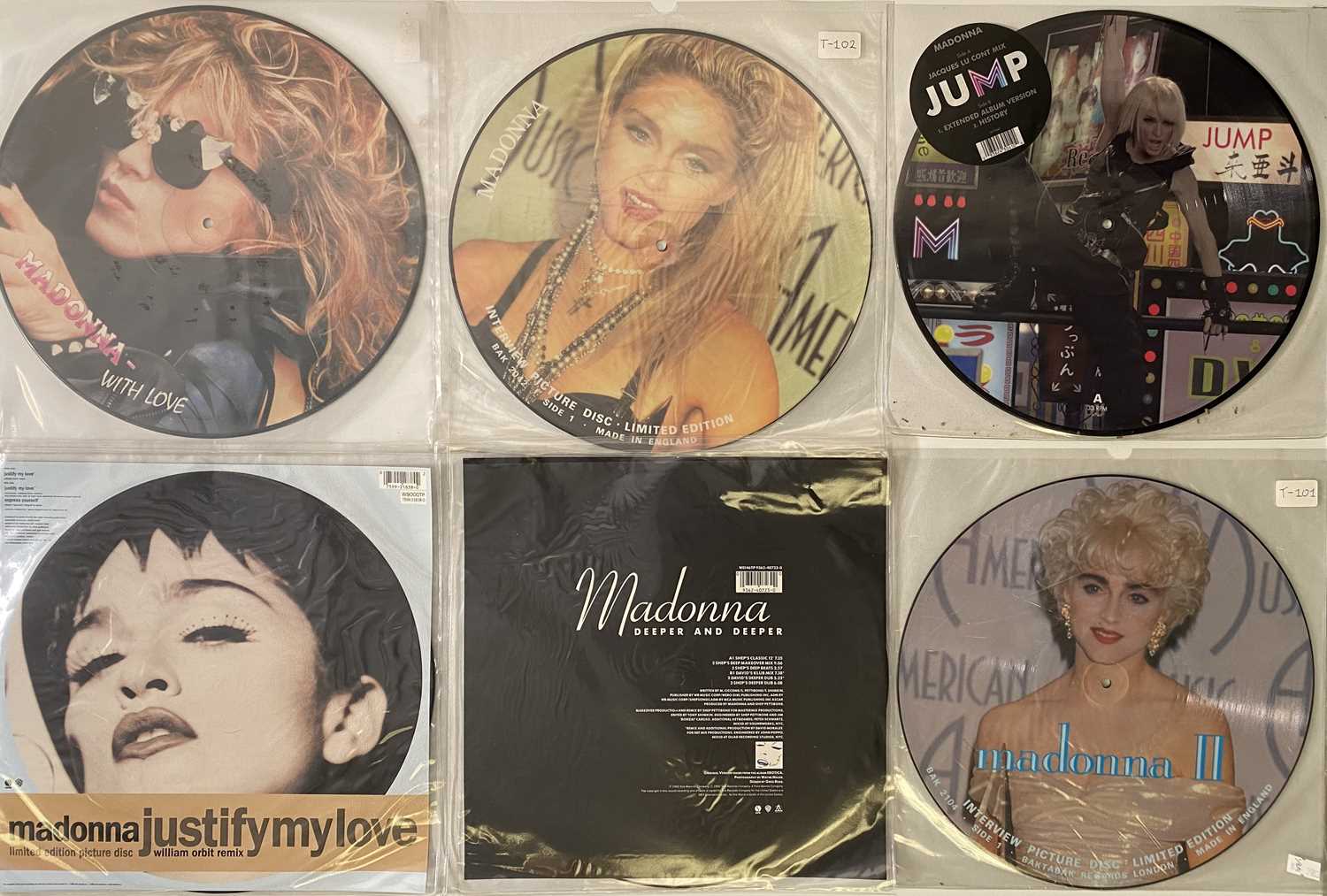 Lot 1154 - MADONNA - PICTURE DISKS