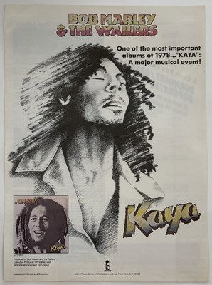 Lot 512 - BOB MARLEY - FRAMED POSTERS INC ROLLING STONE COVER.