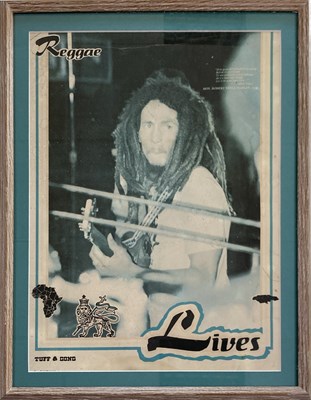 Lot 509 - BOB MARLEY - TUFF GONG POSTER.