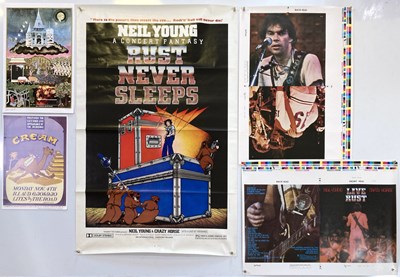 Lot 257 - NEIL YOUNG - POSTERS / PROOF DESIGNS.