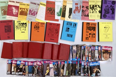 Lot 94 - MUSIC FANZINES AND MAGAZINES INC BEATLES MONTHLY MAGAZINES.