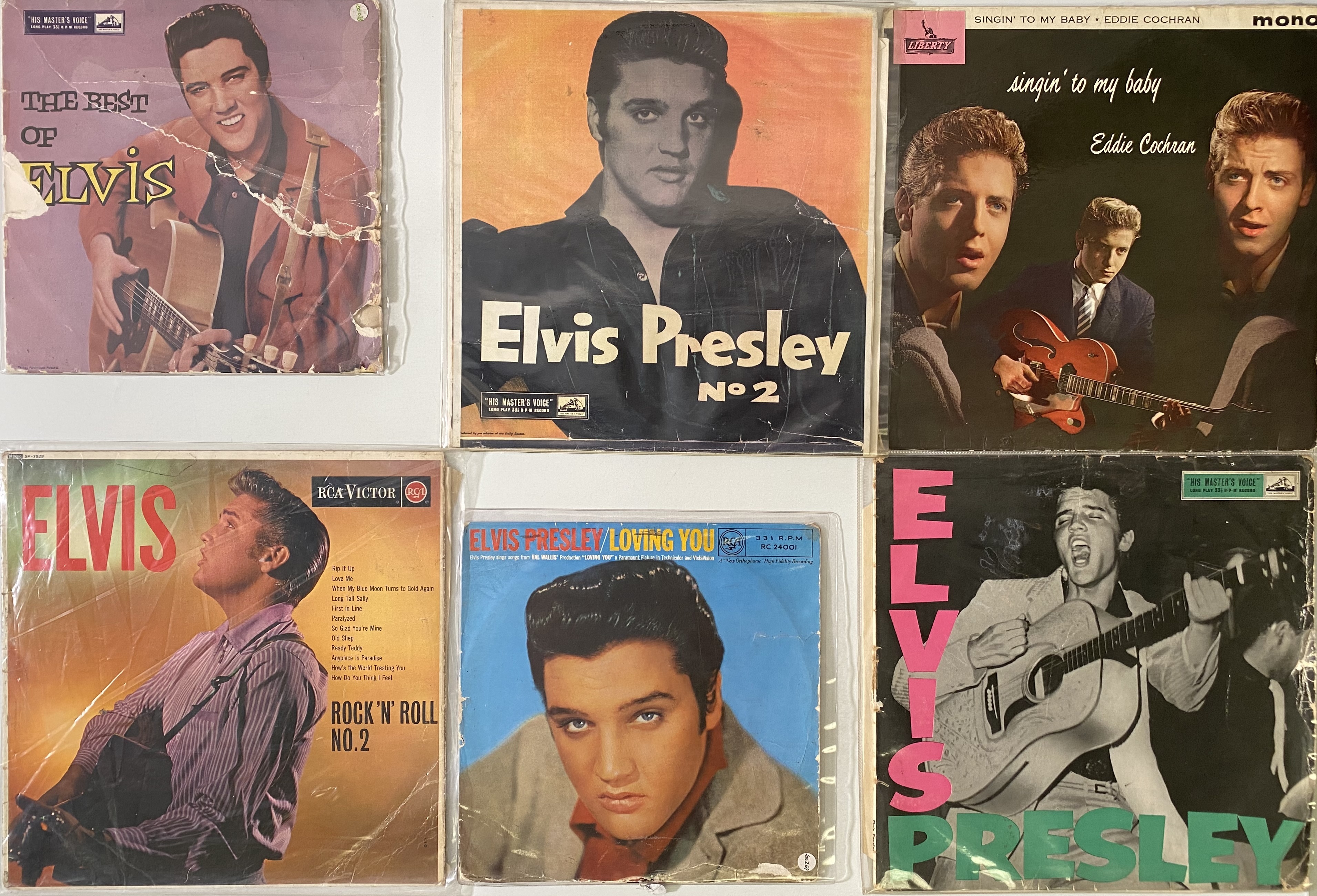 Lot 1082 - ROCK N ROLL/ ELVIS - LP COLLECTION