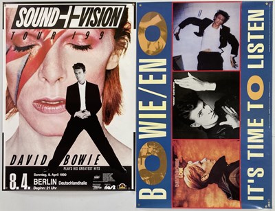 Lot 130 - DAVID BOWIE - SOUND + VISION POSTERS.