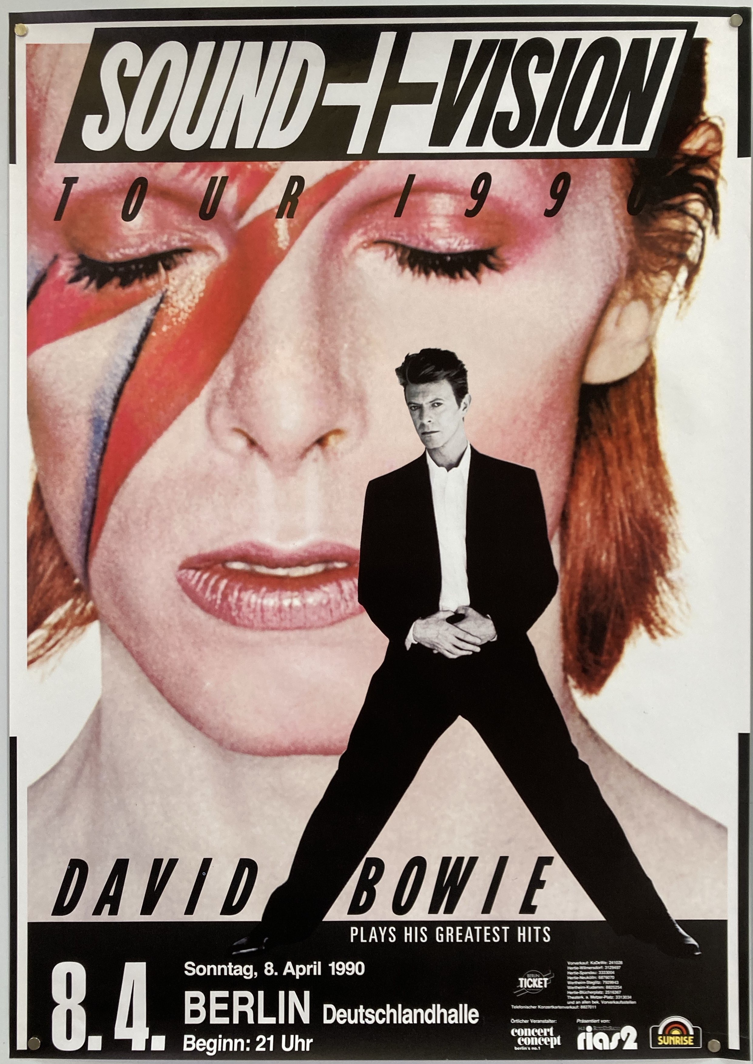 David Bowie 1990 Sound+Vision Tourパンフレット デビッド
