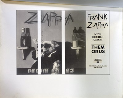 Lot 73 - FRANK ZAPPA - THEM OR US PROOF ARTWORK / 200 MOTELS LOBBY CARDS.