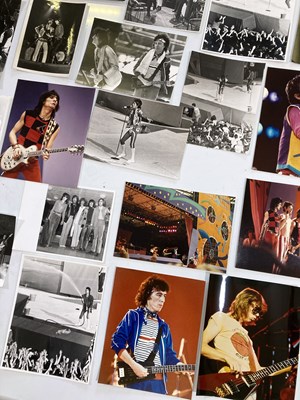 Lot 412 - THE ROLLING STONES - PHOTO COLLECTION INC LIVE / PRESS PHOTOS.