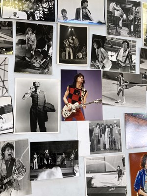 Lot 412 - THE ROLLING STONES - PHOTO COLLECTION INC LIVE / PRESS PHOTOS.