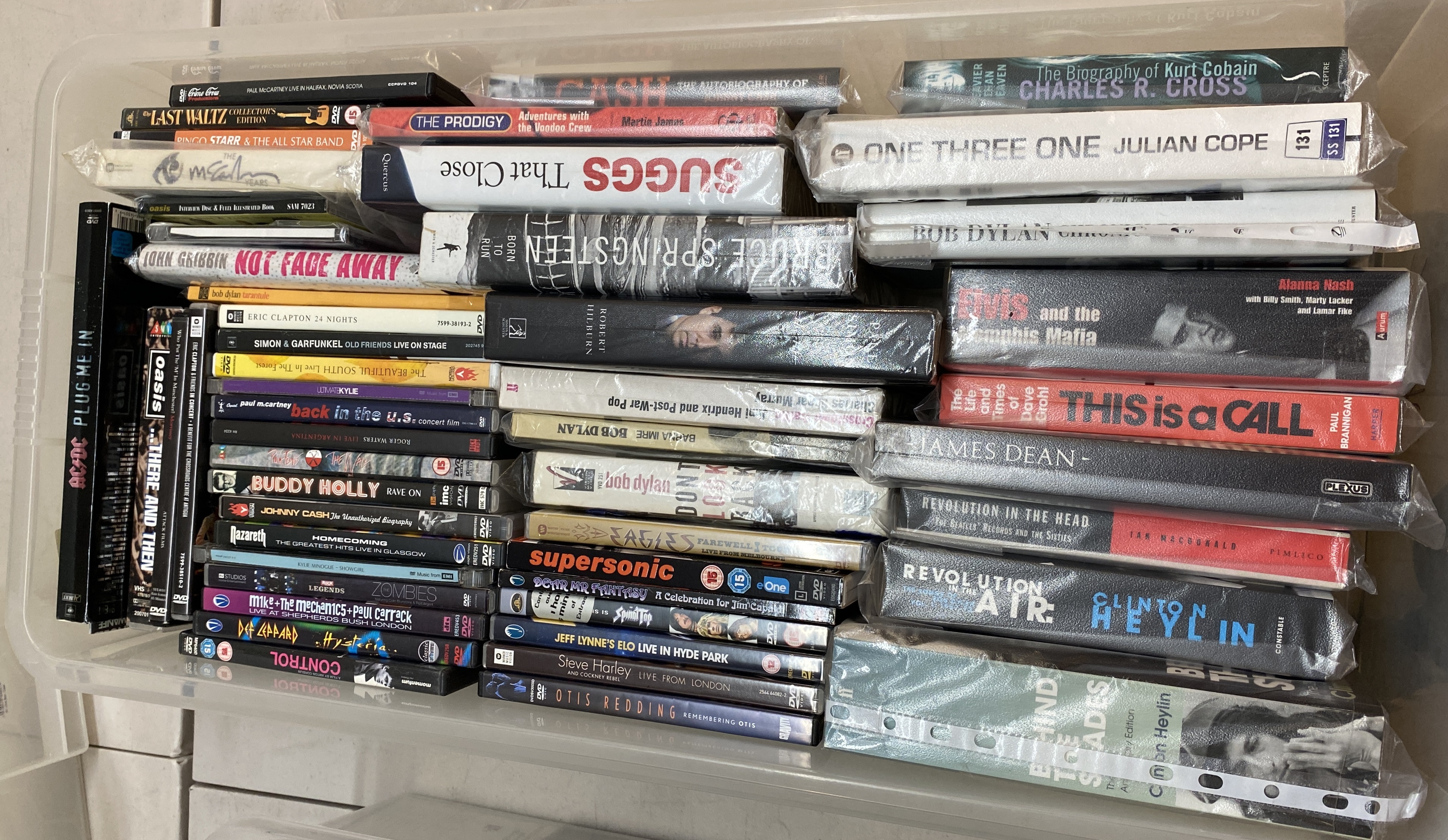 2 Plus Dvd Lot 1184 - CD COLLECTION (PLUS DVDS/BOOKS)