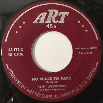 Lot 3 - KENT WESTBERRY - MY BABY DON'T ROCK ME 7" (ART RECORDS - 45-172)