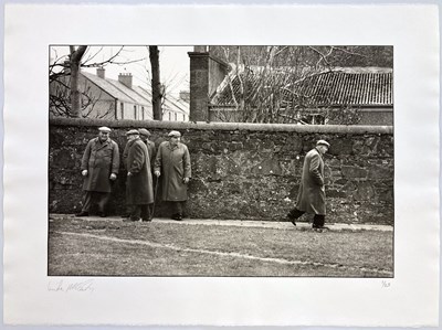 Lot 217 - LINDA MCCARTNEY - LIMITED EDITION PRINT WITH CERTIFICATE SIGNED BY PAUL MCCARTNEY, OLD MEN, SCOTLAND, 1968.