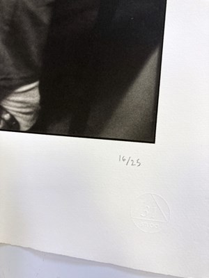 Lot 221 - LINDA MCCARTNEY - LIMITED EDITION PRINT WITH CERTIFICATE SIGNED BY PAUL MCCARTNEY, JOHN AND PAUL RECORDING, ABBEY ROAD, 1969.